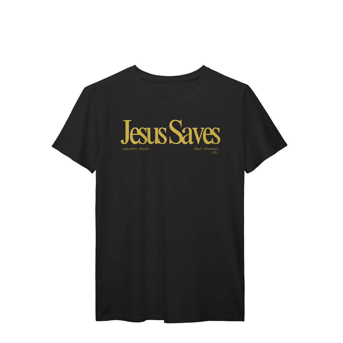 Nome do produto: Camiseta Jesus saves yellow