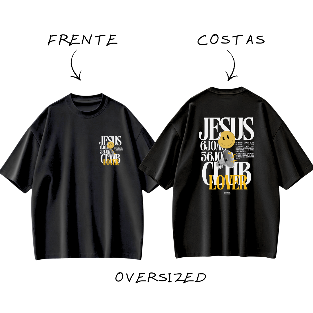 Nome do produto: Oversized - Jesus Club