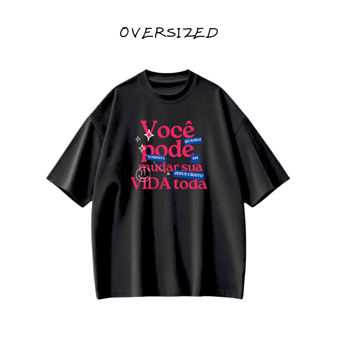 Nome do produto: Oversized - Sua vida com Jesus