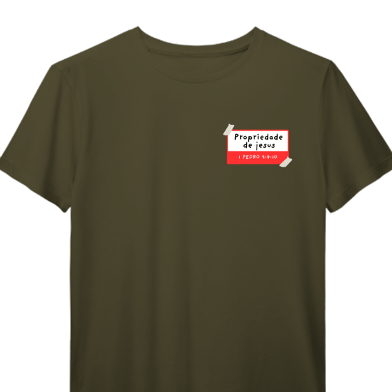 Camiseta Propriedade de Jesus