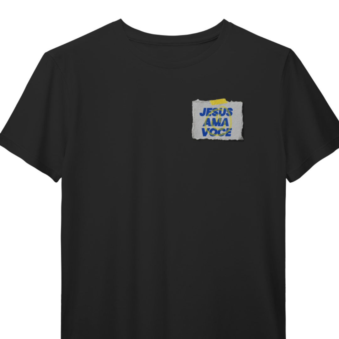 Nome do produto: Camiseta Jesus ama Voce