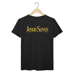Nome do produto Camiseta Jesus saves yellow
