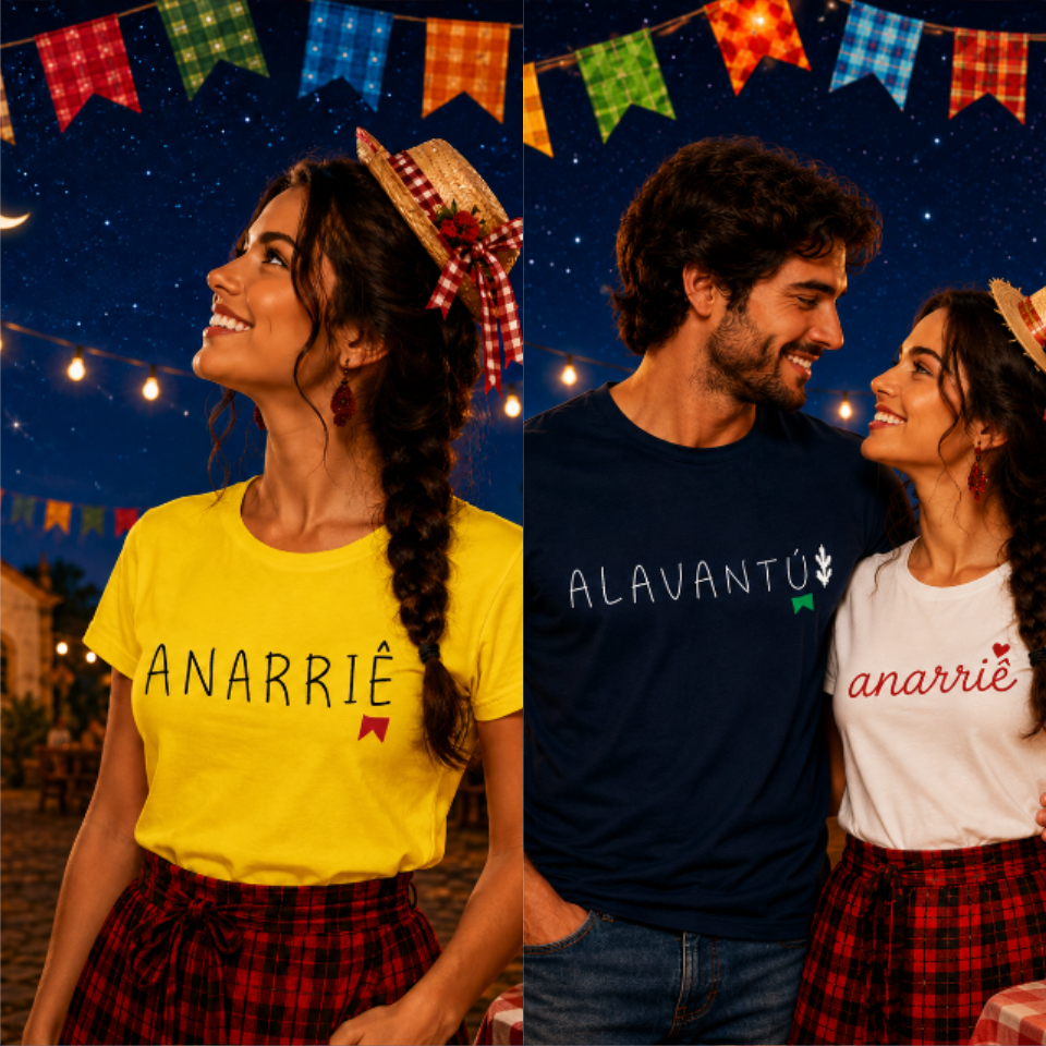 Nome do produto: Coleção São João | KIT Alavantu +Anarrie
