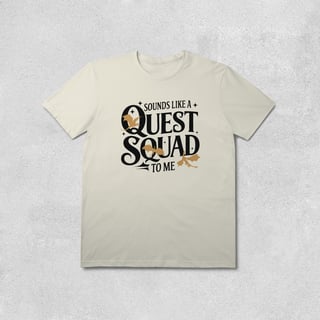 Nome do produto CAMISETA Quest Squad - Quarta Asa