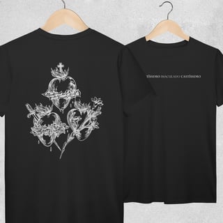 Nome do produto CAMISETA Sacratíssimo, Imaculado, Castíssimo