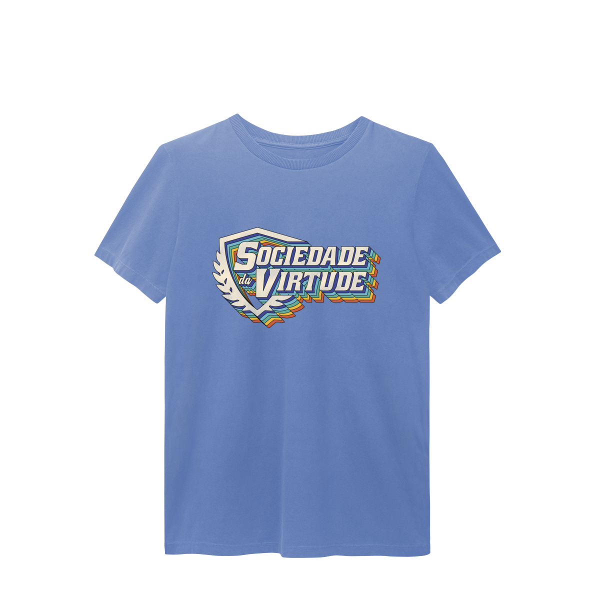 Nome do produto: T-shirt Estonada Azul Sociedade da Virtude