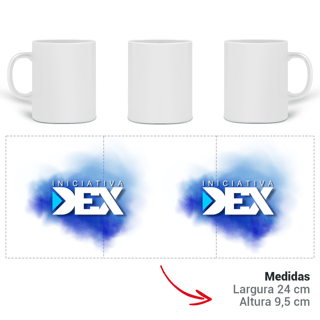 Caneca Oficial INICIATIVA DEX - Cerâmica Premium 325ml