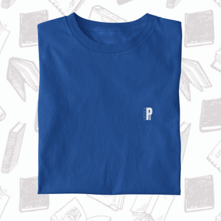 Nome do produtoUnissex | Básica Algodão Premium Letra Pê - Azul-Royal