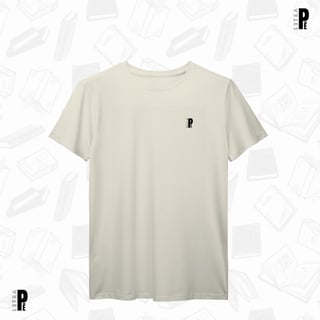 Nome do produtoUnissex | Básica Algodão Premium Letra Pê - Marfim