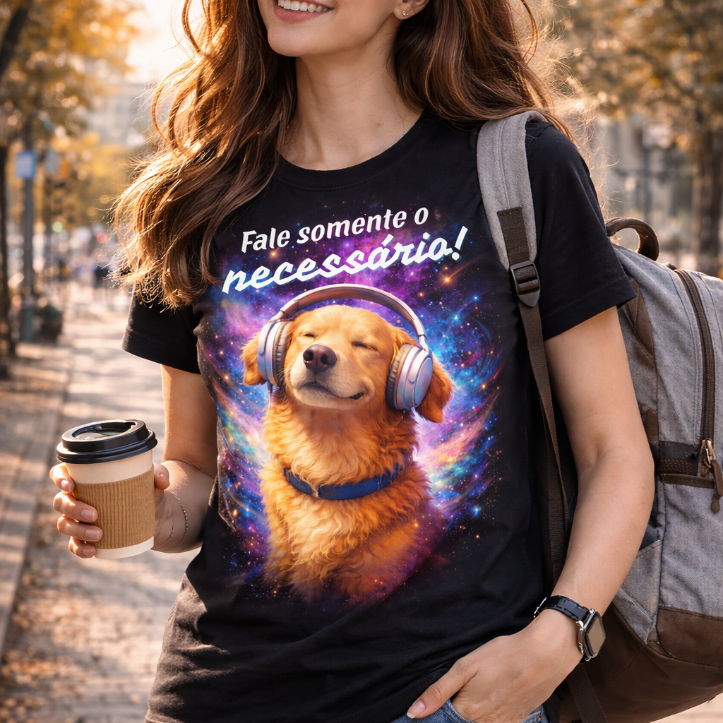 Nome do produto: Baby Look - Fale somente o necessário