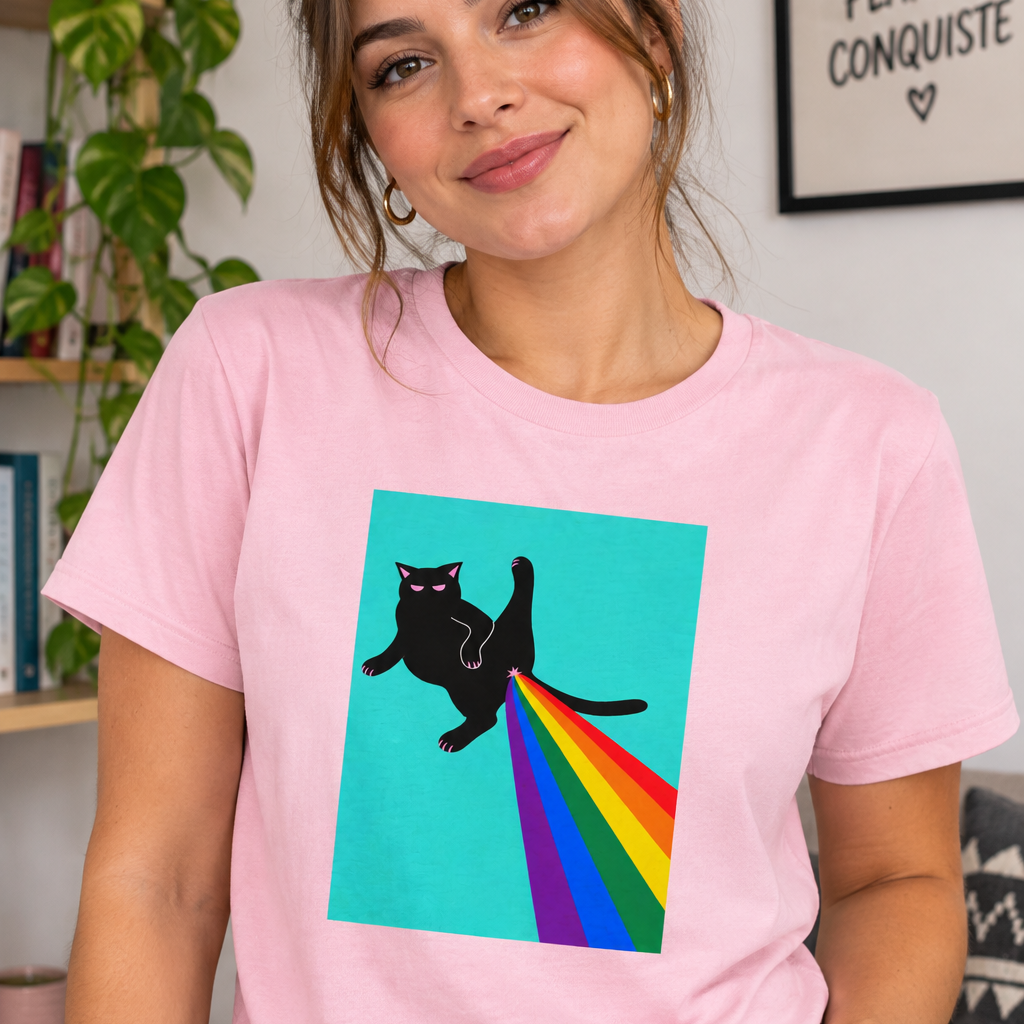 Gato arco-íris