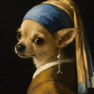 Nome do produto Moça com brinco de peixe (Johannes Vermeer)
