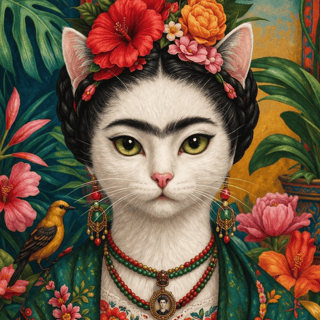 Nome do produto Autoretrato (Frida Kahlo)