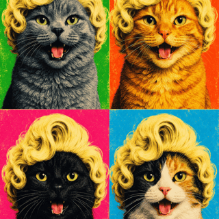 Nome do produto Pop Cats (Andy Warhol)