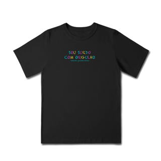 Nome do produtoCamiseta infantil Sou Surdo com orgulho