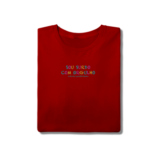 Nome do produtoCamiseta Sou Surdo com orgulho