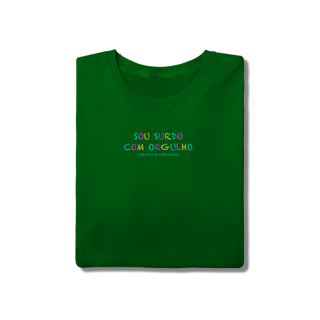 Nome do produtoCamiseta Sou Surdo com orgulho