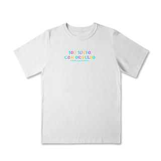 Nome do produtoCamiseta infantil Sou Surdo com orgulho