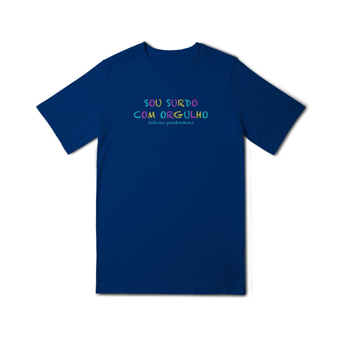 Nome do produto: Camiseta infantil Sou Surdo com orgulho