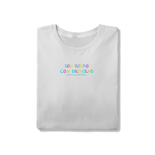 Nome do produtoCamiseta Sou Surdo com orgulho