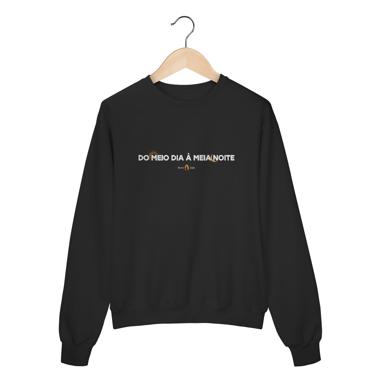 Nome do produto: Moletom Algodão Meio dia. Meia noite.