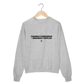 Moletom Algodão Cavando Masmorras