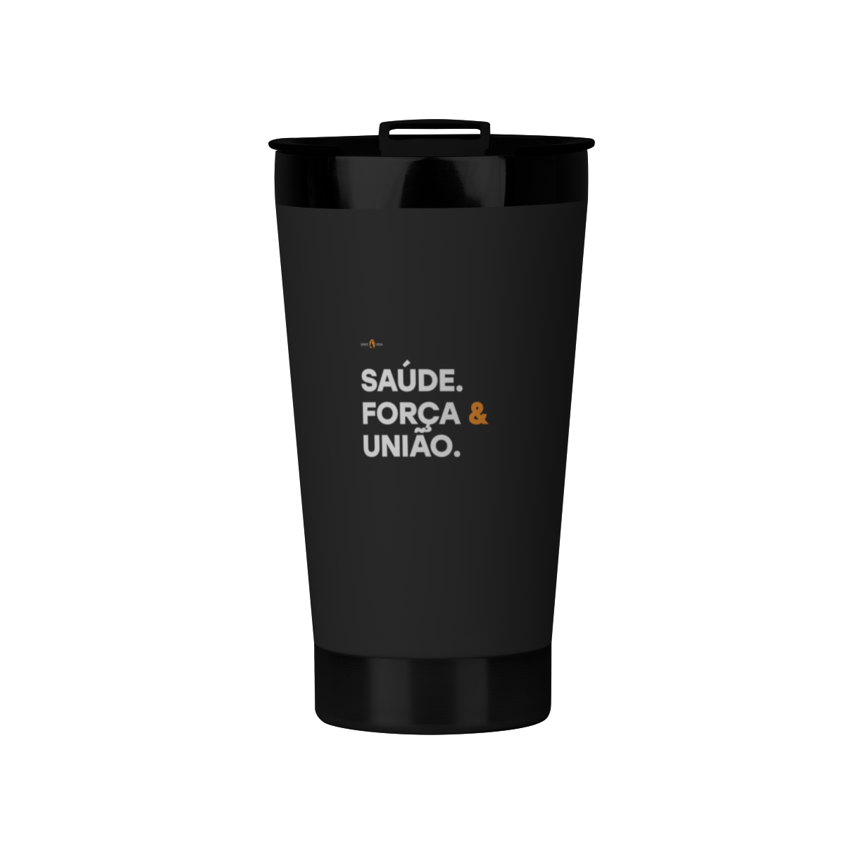 Nome do produto: Copo Térmico Maçonaria Saúde. Força & União