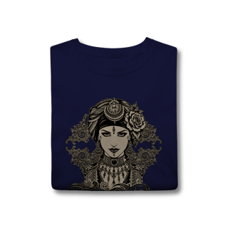 Nome do produto Jalila T-shirt (cores escuras) - Coleção Tribal ATS/FCBD