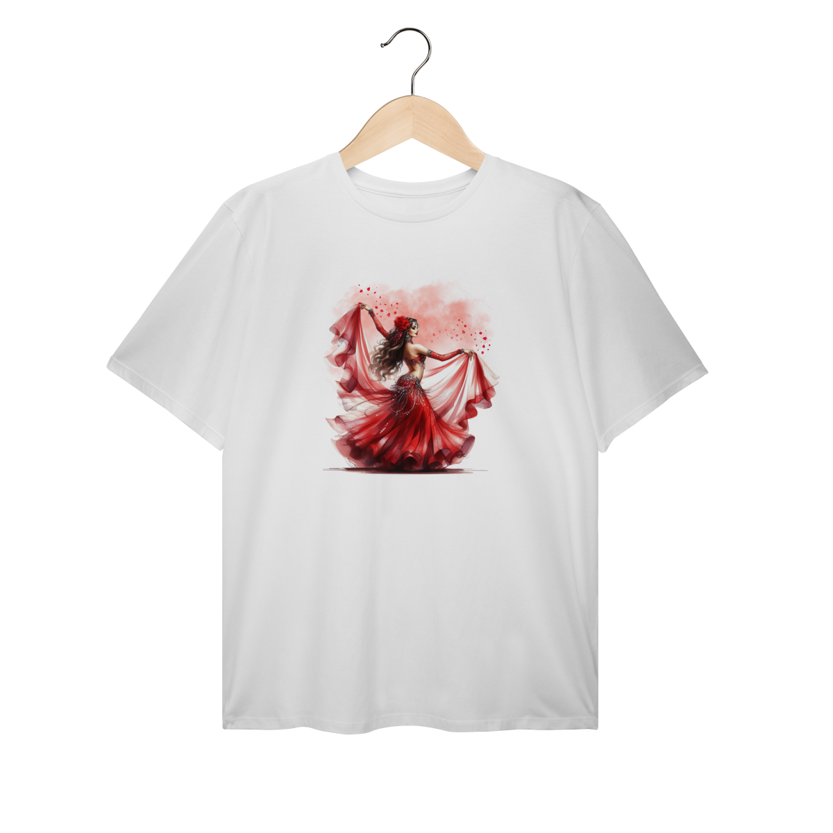 Bailarina de Fogo - T-shirt Plus Size