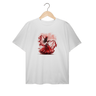 Bailarina de Fogo - T-shirt Plus Size