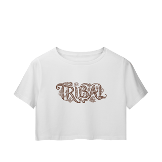 Nome do produto Cropped Tribal (branco) - Coleção Tribal ATS/FCBD