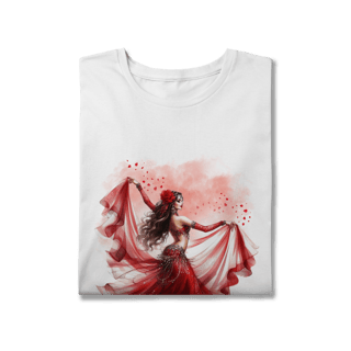 Nome do produto Bailarina de Fogo - T-shirt Plus Size