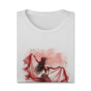 Nome do produto Bailarina de Fogo - Baby Look Dry UV
