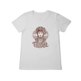 Nome do produto Baby Look Jalila (branco) - Coleção Tribal ATS/FCBD