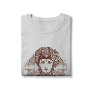 Nome do produto Baby Look Jalila (branco) - Coleção Tribal ATS/FCBD