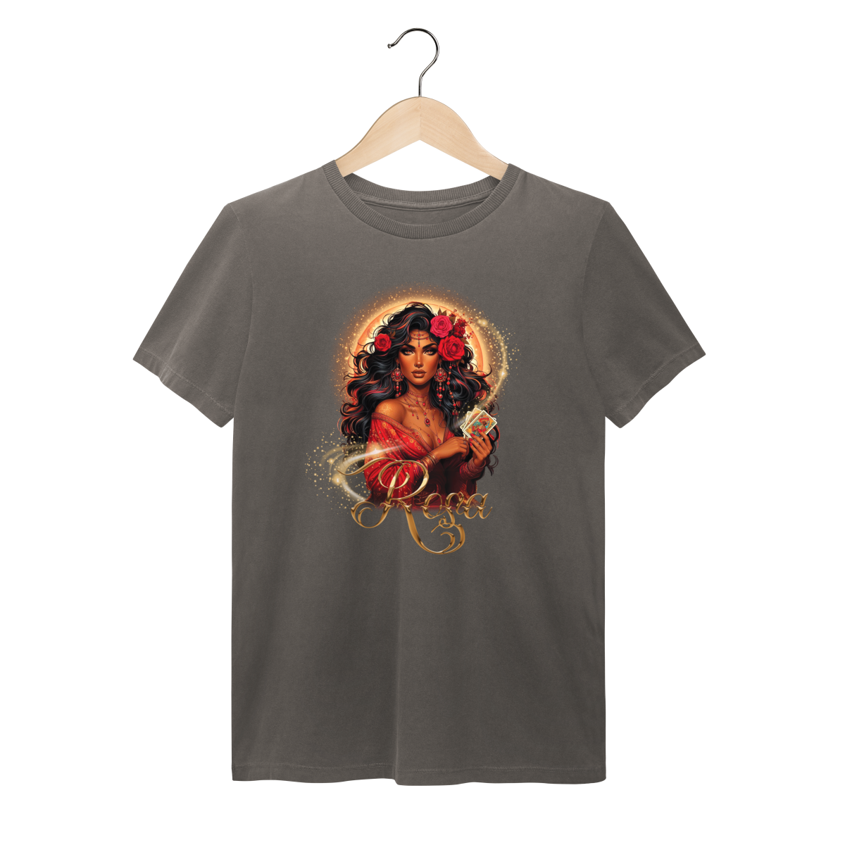 Rosa Vermelha - T-shirt estonada