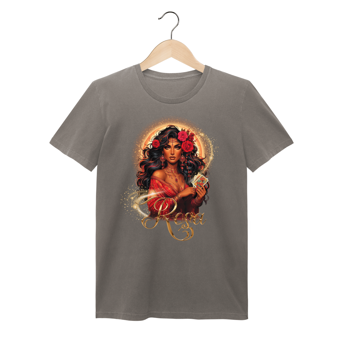 Rosa Vermelha - Baby Look estonada