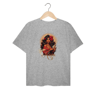 Nome do produto Rosa Vermelha - T-shirt Plus Size