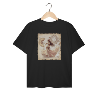 Nome do produto Bailarina Andaluz - T-shirt Plus Size