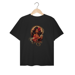 Nome do produto Rosa Vermelha - T-shirt Plus Size