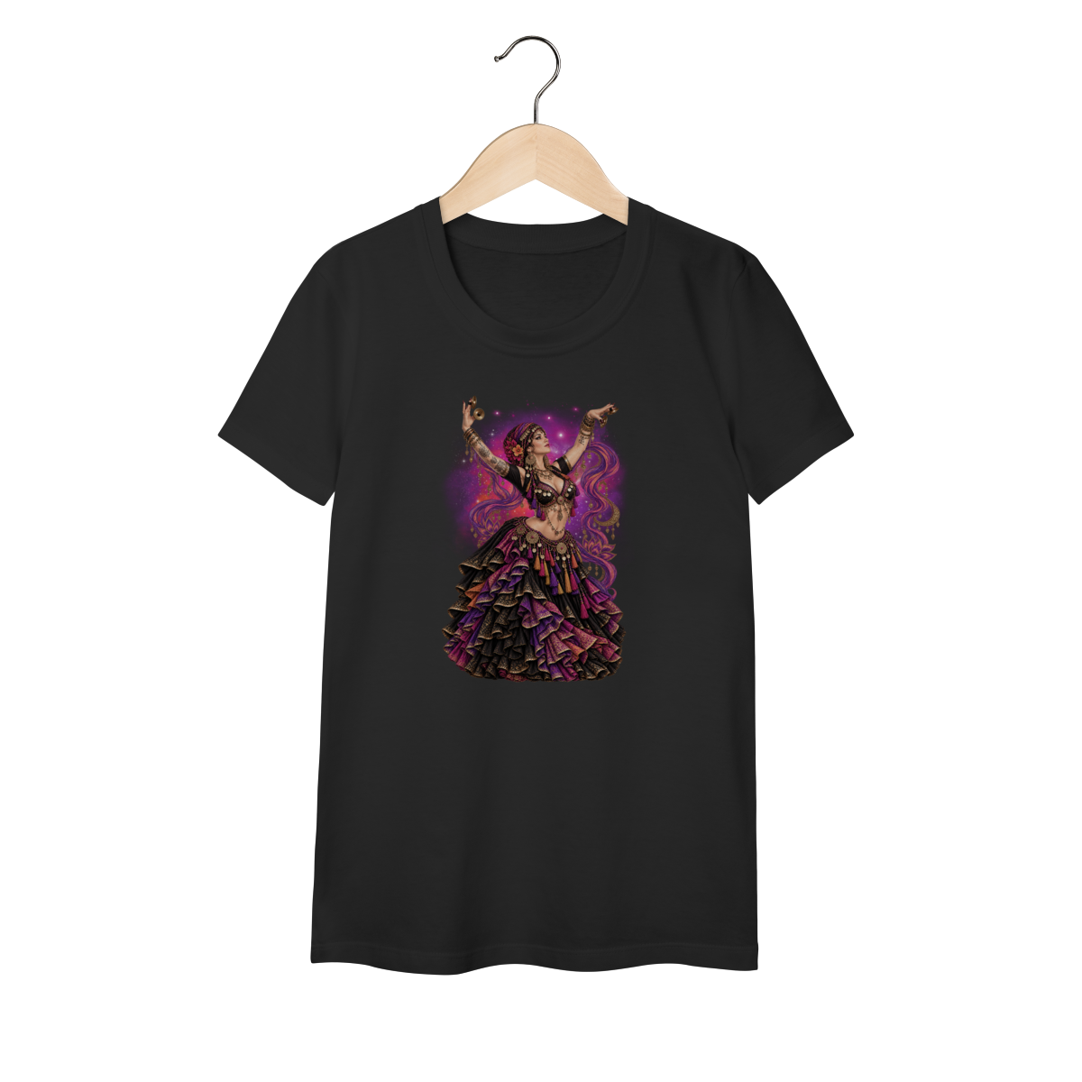Nome do produto: Baby Look Zahra - Coleção Tribal ATS/FCBD
