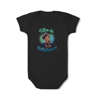 Nome do produto Filho de Bellydancer - Body bebê de Dança do Ventre Baby – Bellydance Glam BR