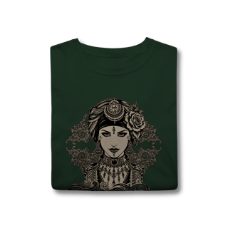 Nome do produto Jalila T-shirt (cores escuras) - Coleção Tribal ATS/FCBD