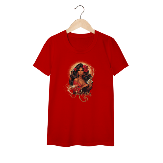 Rosa Vermelha - Baby Look