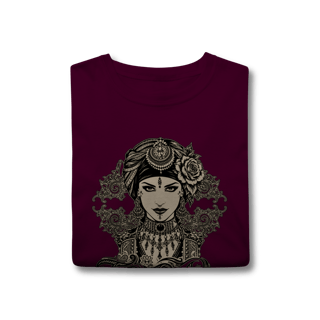 Nome do produto Jalila T-shirt (cores escuras) - Coleção Tribal ATS/FCBD