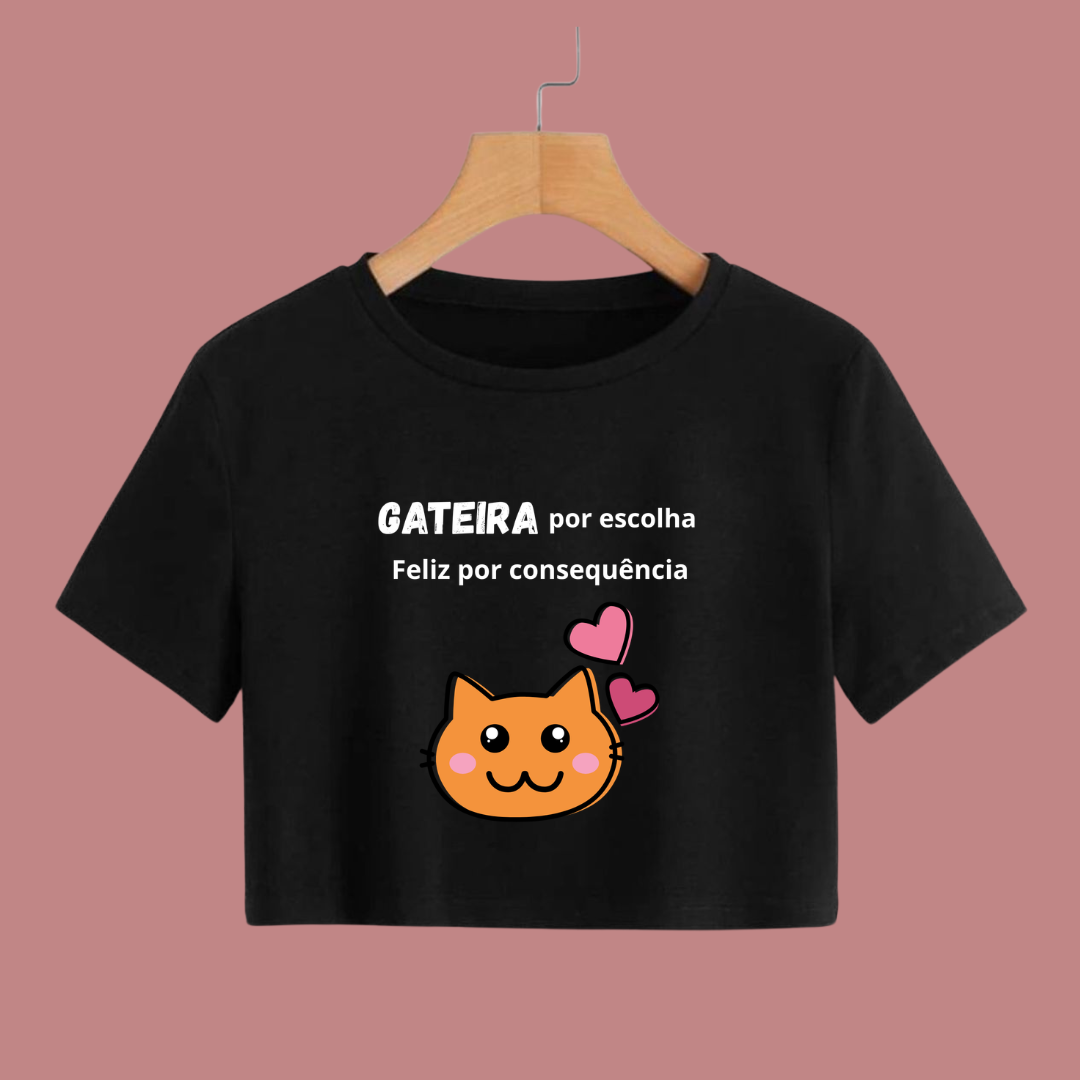 Cropped Gateira Por Escolha