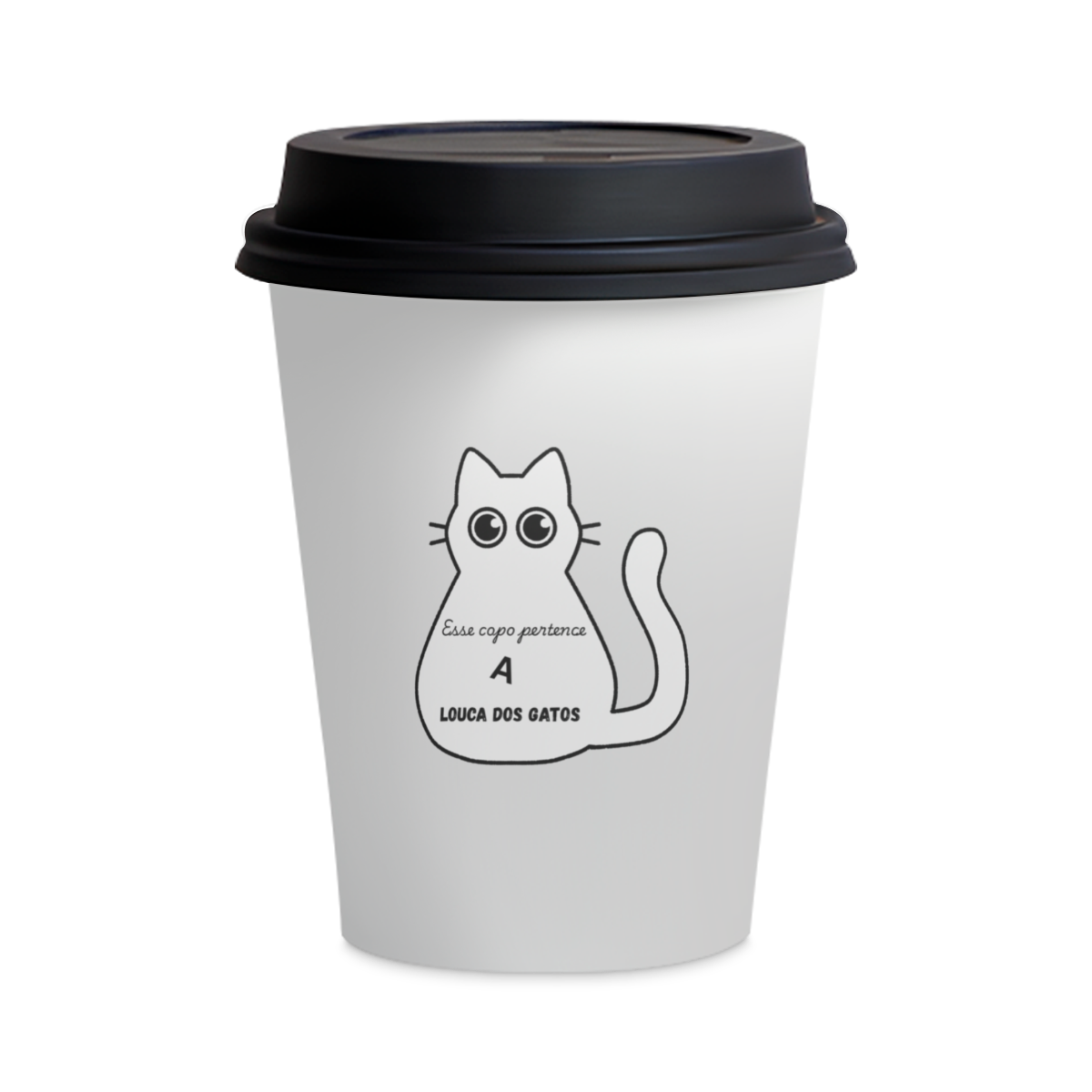 Copo de Cerâmica Louca dos Gatos