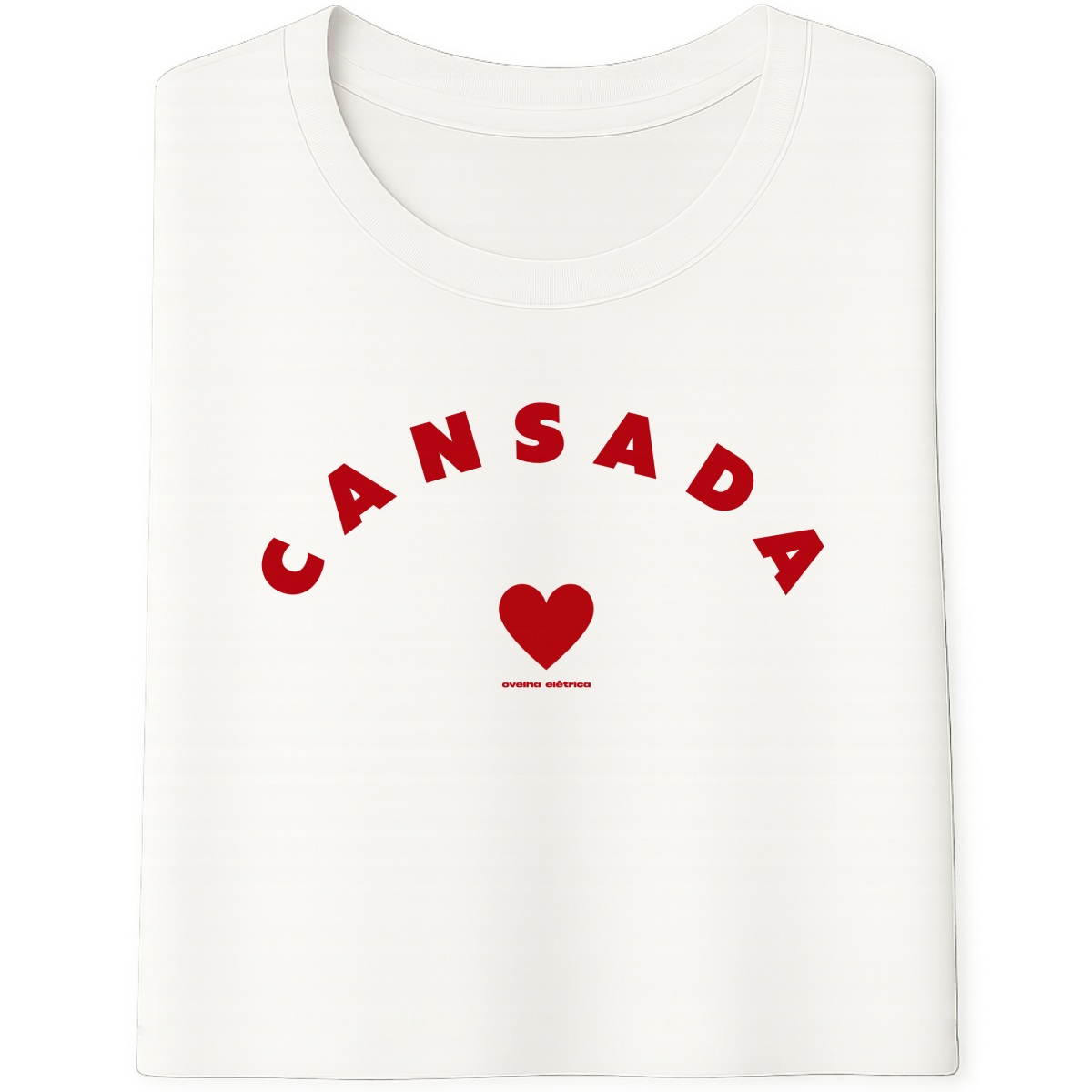 Camiseta Cansada Branca