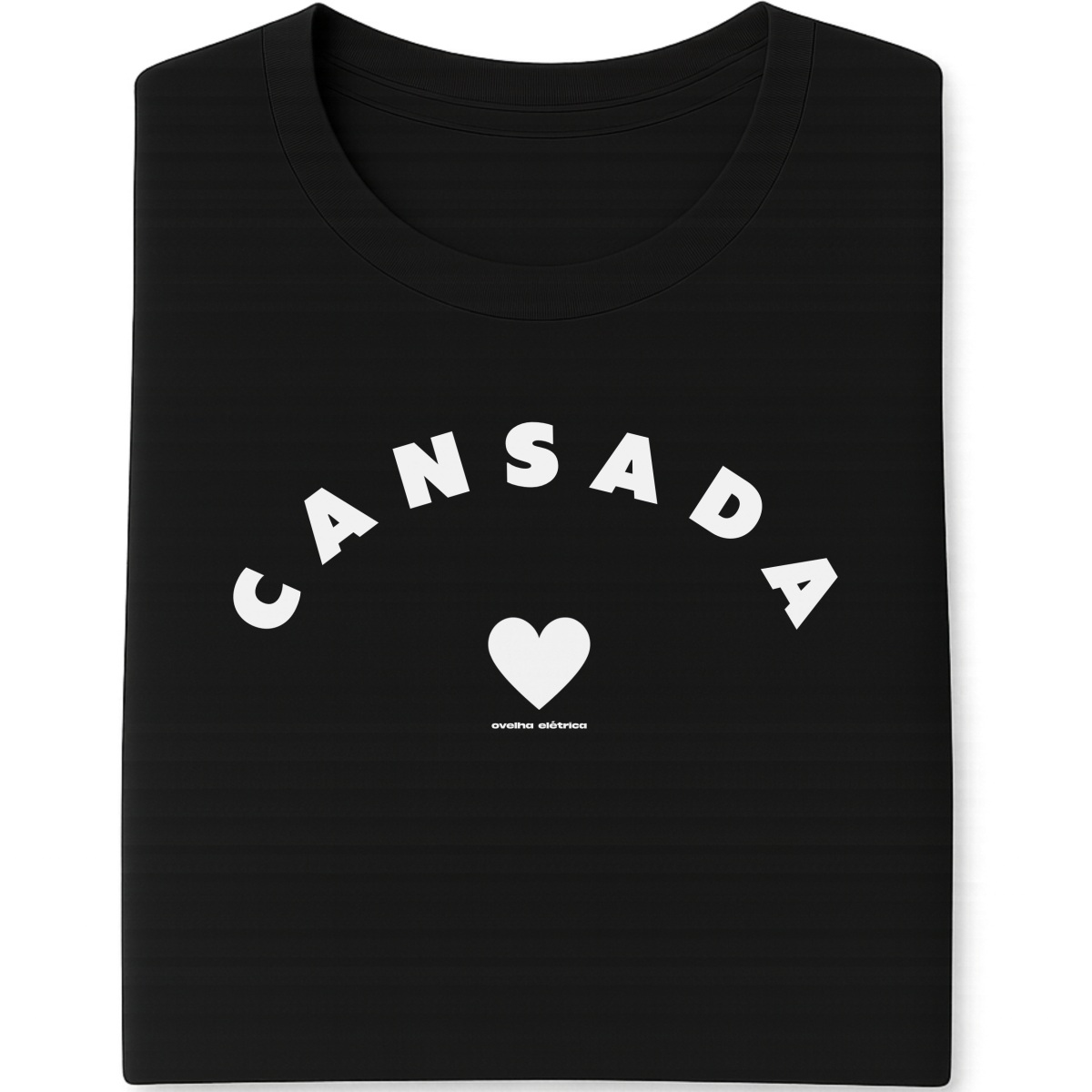 Camiseta Cansada Preta