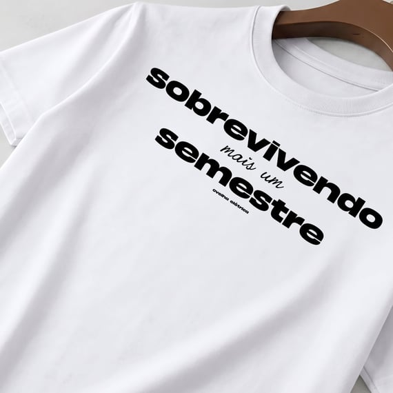 Camiseta Semestre Branca